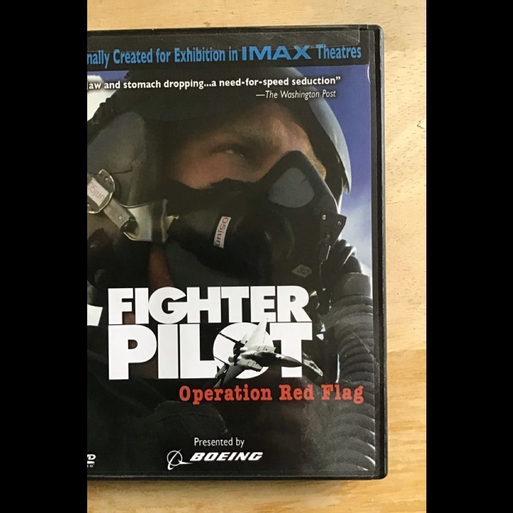 DVD, Fighter Pilot Operation Red Flag DVD, 2 disc set, good condition
